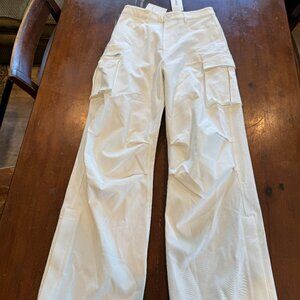 Papermoon White Cargo Pants